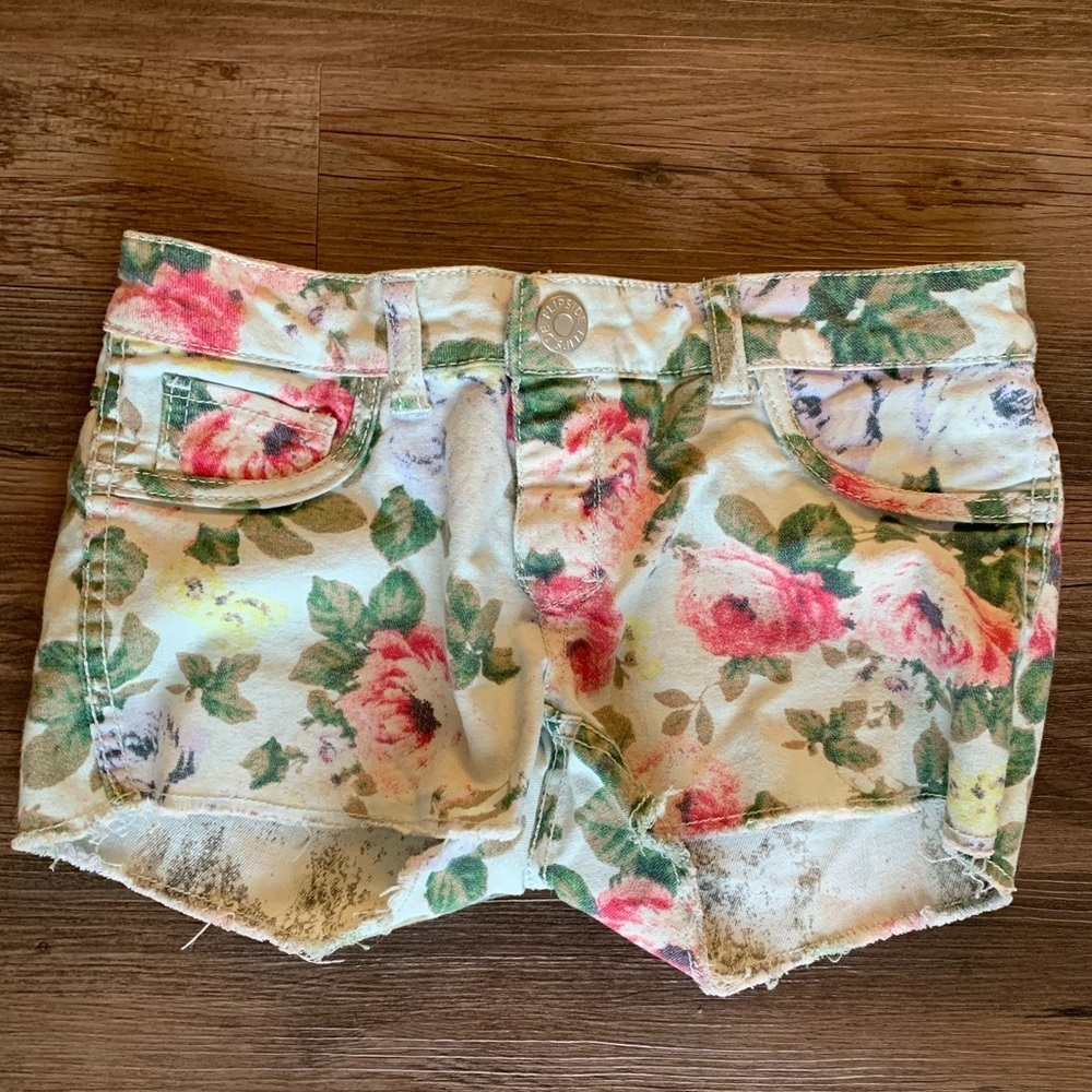 Flip Side Reversible Floral & Snake Print Shorts